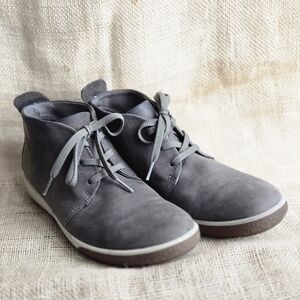 Ecco Chase II Hydromax Gray Women's Casual Ankle Boots Size 9